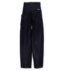 Indigo Denim Cargo Jeans