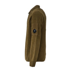Chenille Cotton Polo Sweater