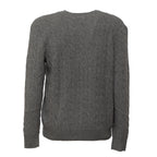 Cable-Knit Crewneck Pullover In Wool, Cashmere