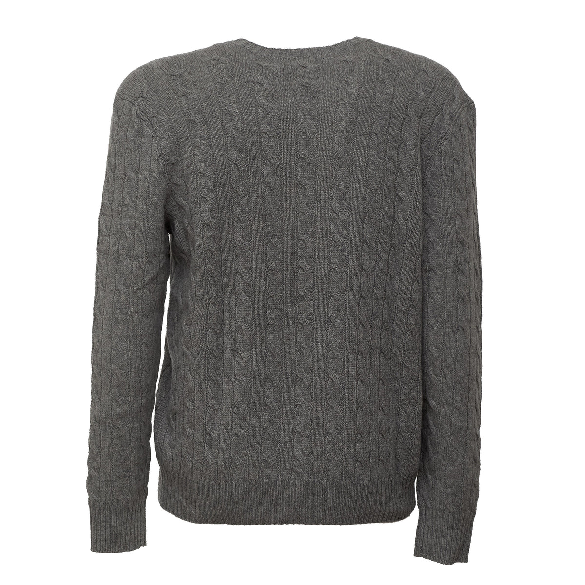 Cable-Knit Crewneck Pullover In Wool, Cashmere