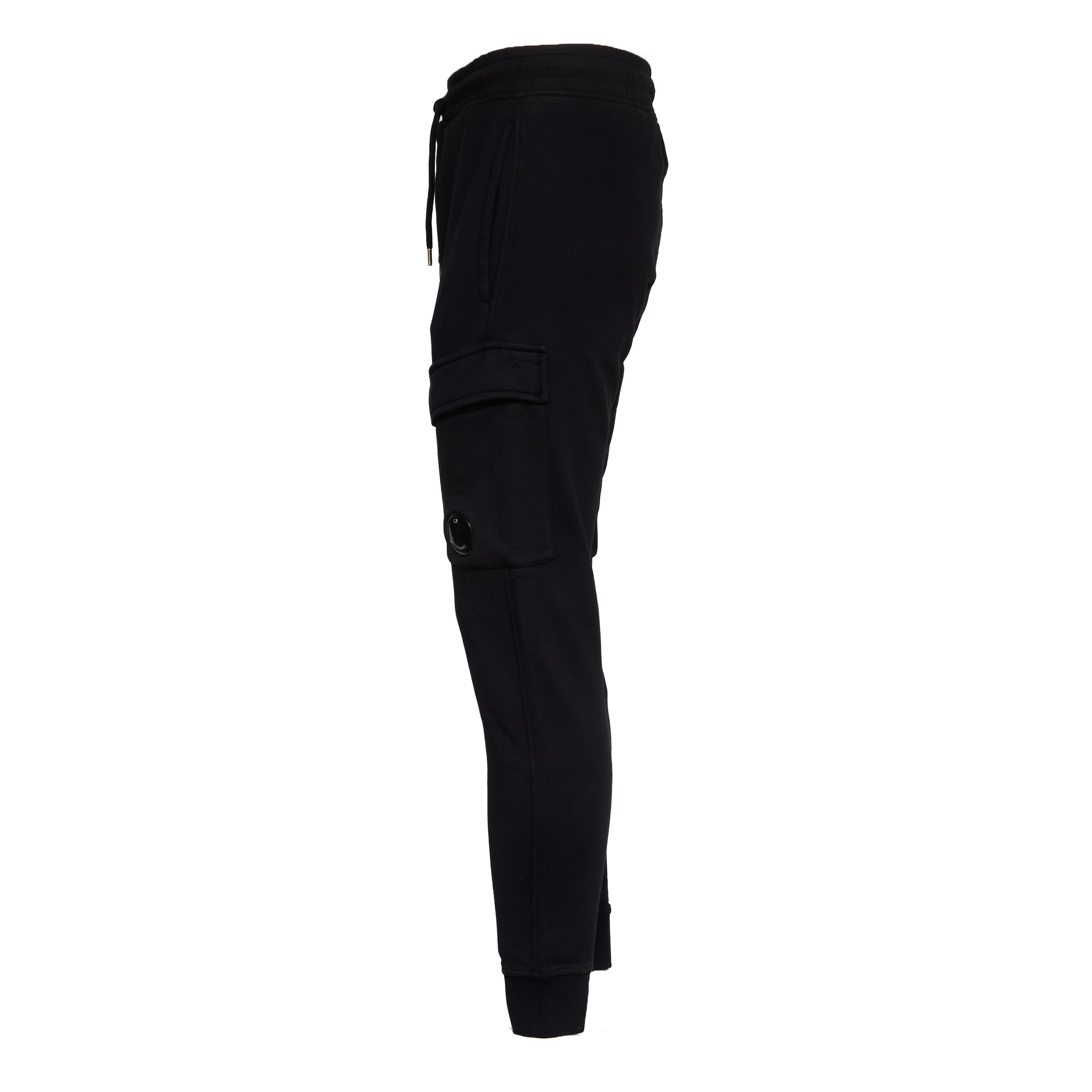 Cotton Diagonal Fleece Lens Sweatpants
