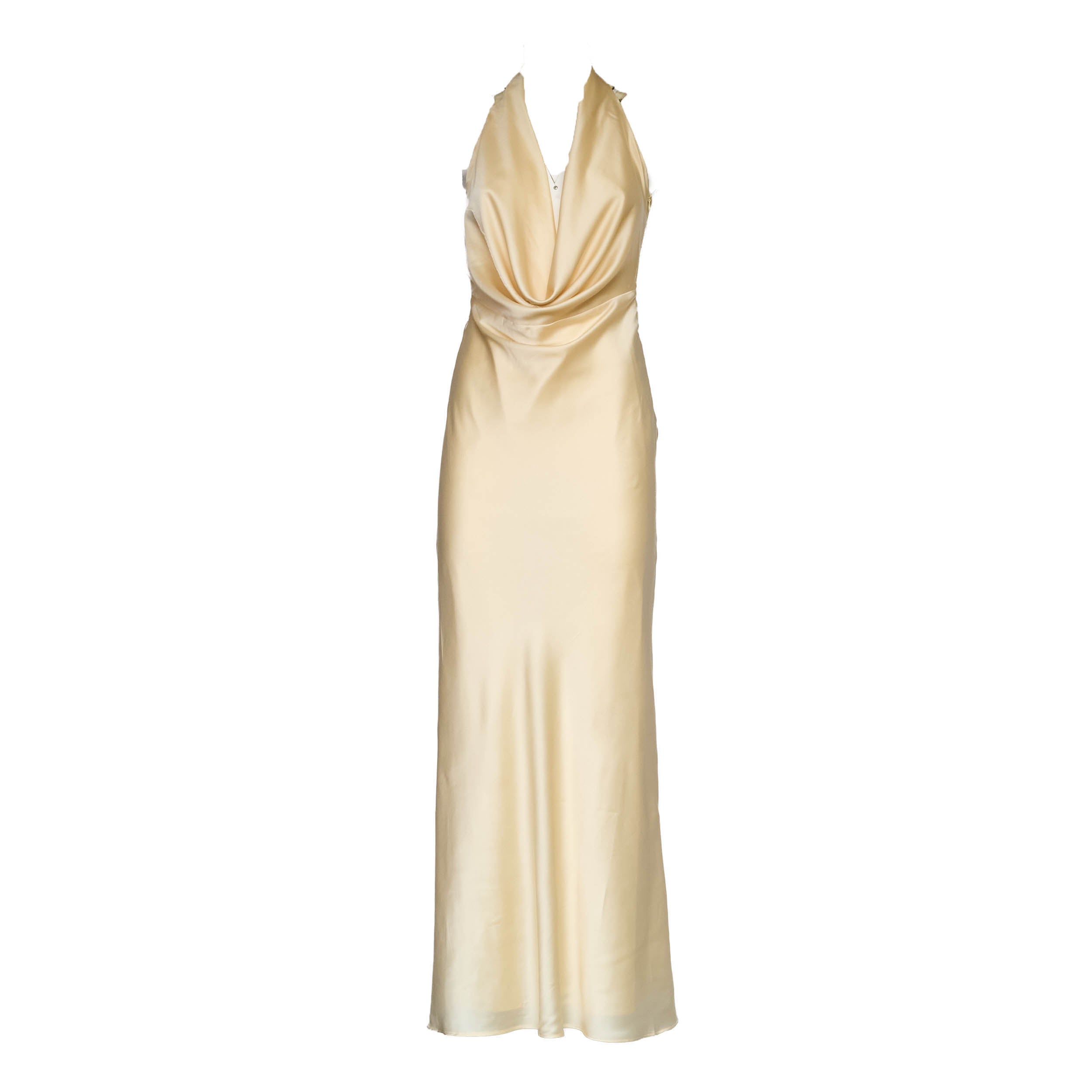 MIna Chiffon Halter Dress