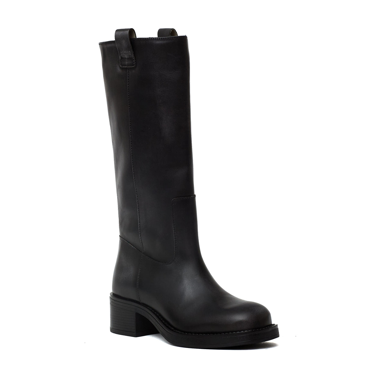 Sajan Vintage Effect Brown Leather Boots