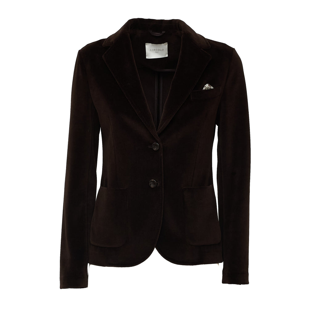 Blazer Slim Fit Velours