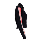 Giacca Lavorata A Maglia Stile Tennis Con Zip