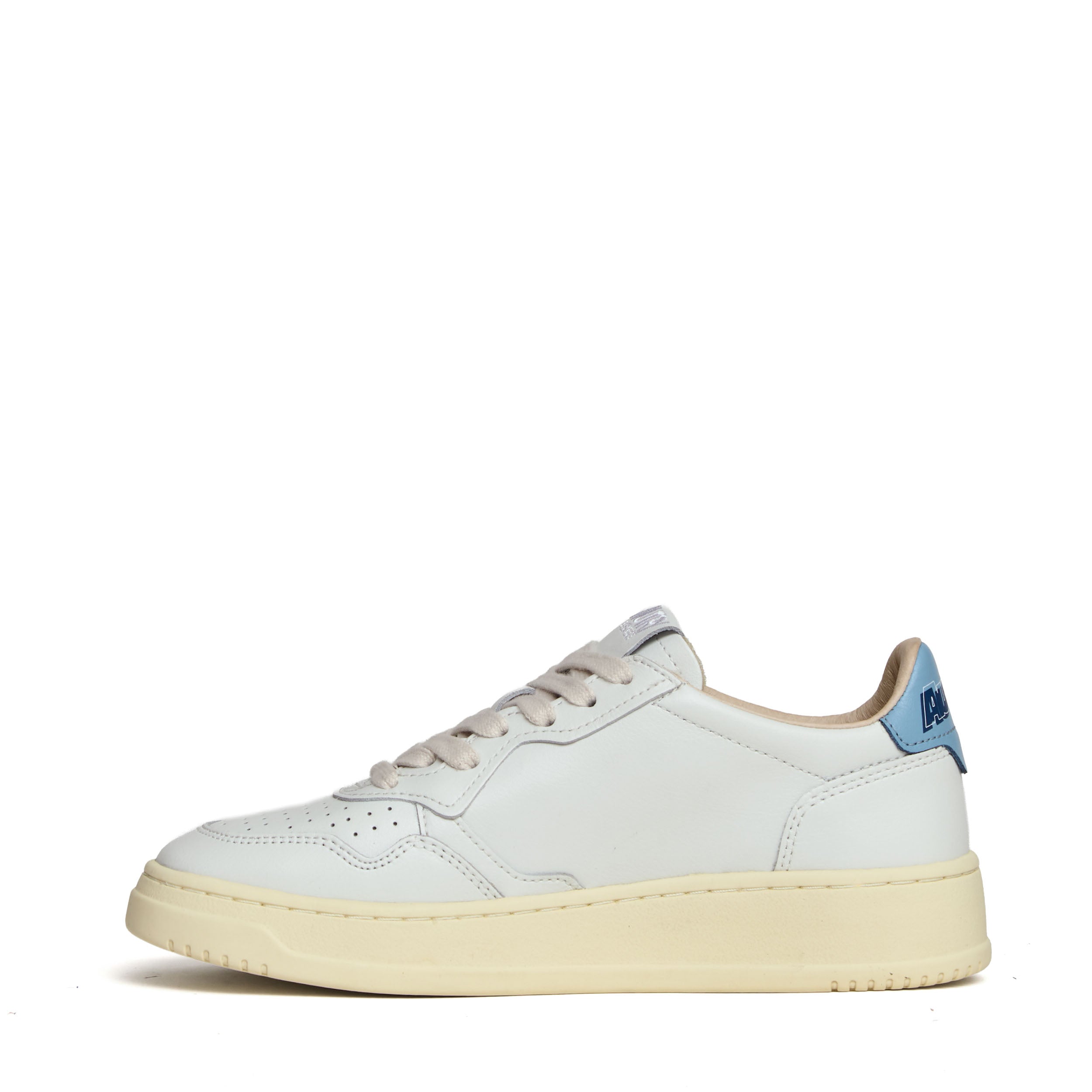 Sneakers Medalist Low In Pelle Bianca, Forget