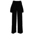 Pantaloni Kara Wide Leg In Gabardina Misto Lana