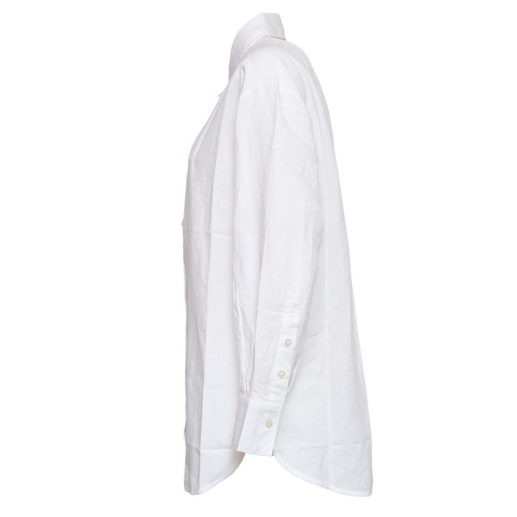 Cotton Linen Boyfriend Shirt