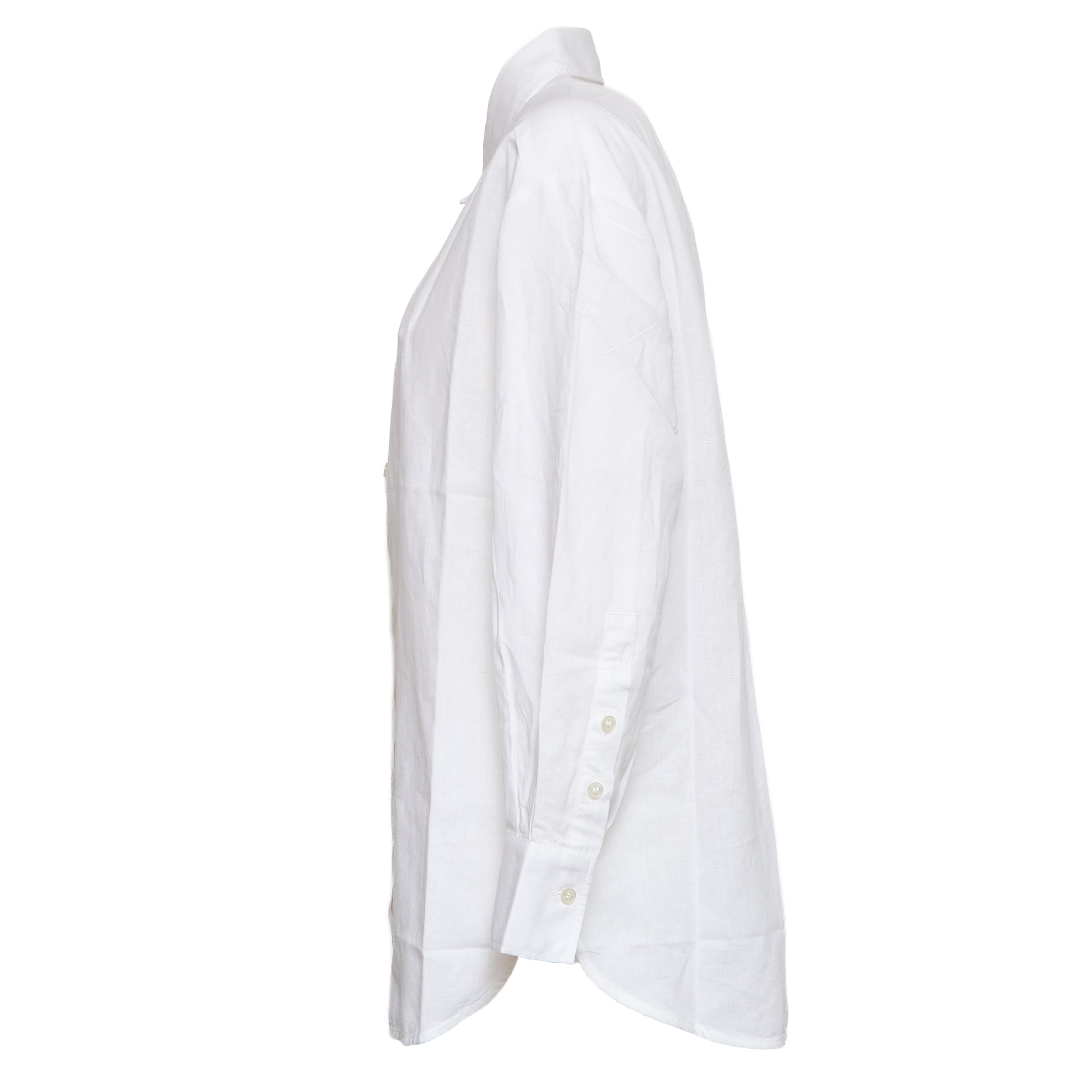 Cotton Linen Boyfriend Shirt