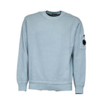 Cotton Diagonal Fleece Crewneck Lens Sweatshirt
