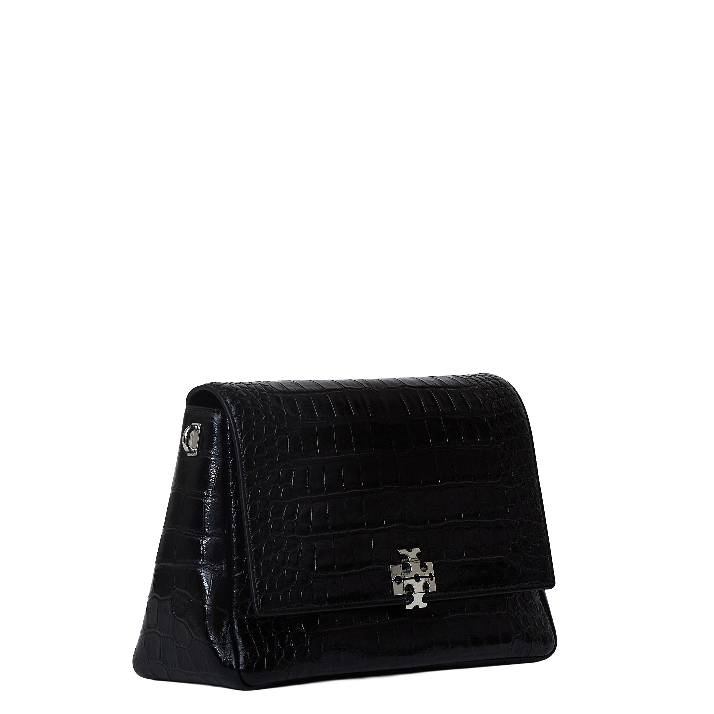 Charlie Embossed Croc Shoulder Bag