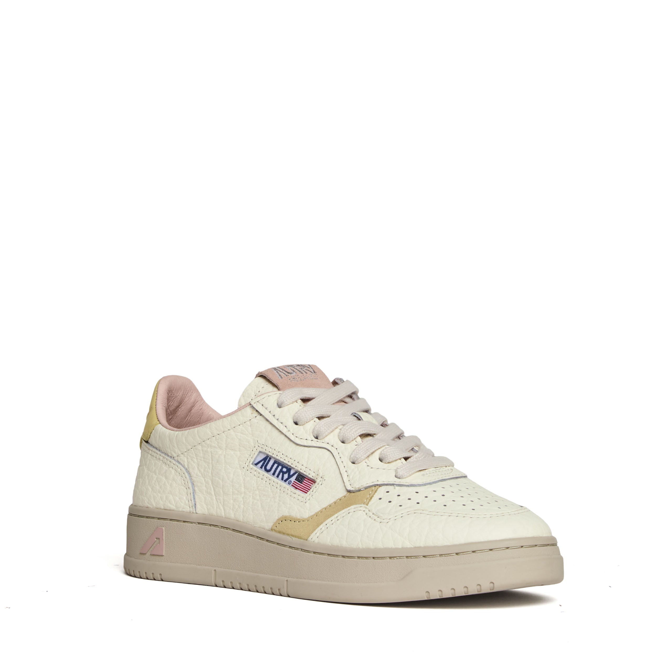 Sneakers Medalist Low In Pelle, Suede Elephant