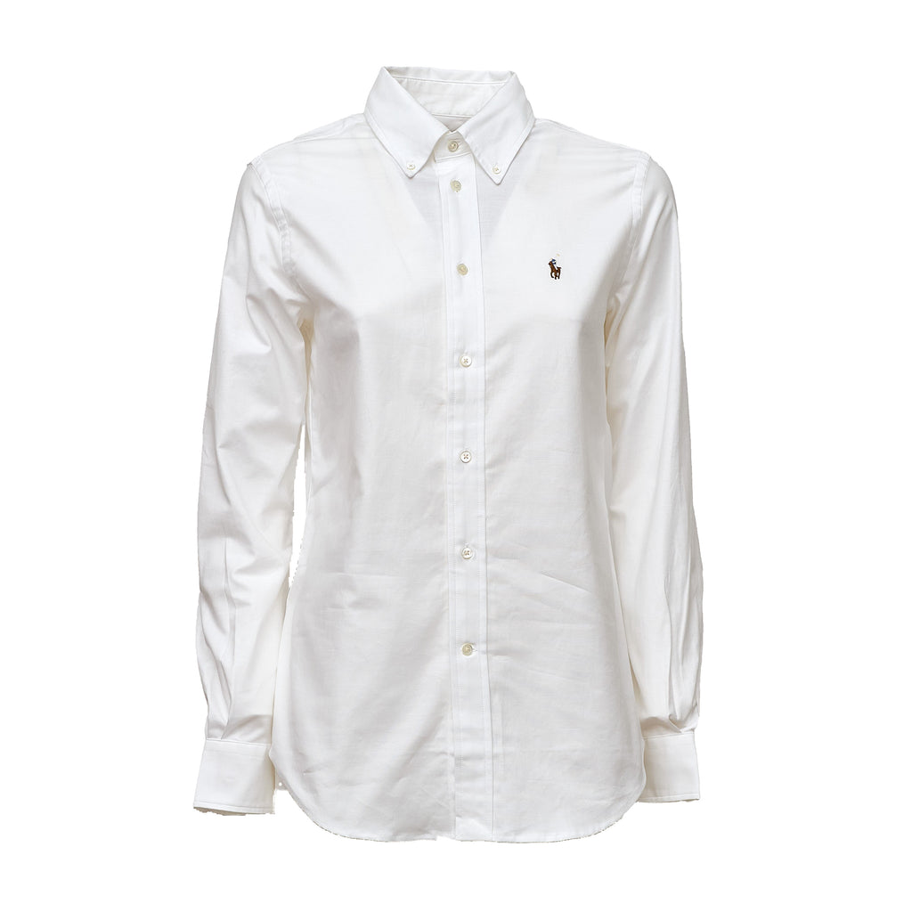 Shirt 40/1 Stretch Oxford Long Sleeve Button Front
