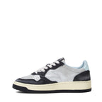 Sneakers Medalist Low In Suede Larminato Argento, Black Sugar