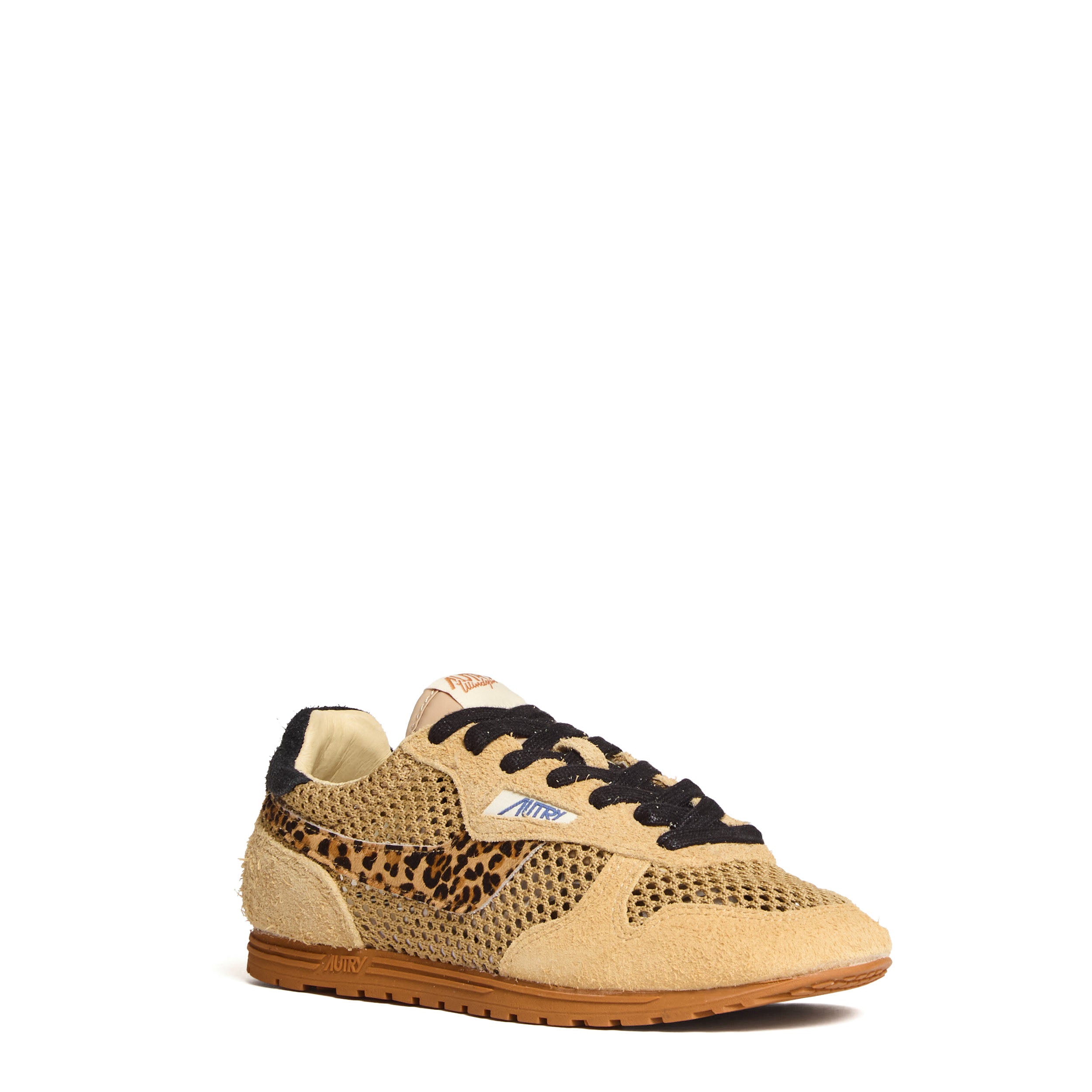 Sneakers Windspin In Suede Lavorato E Pelle