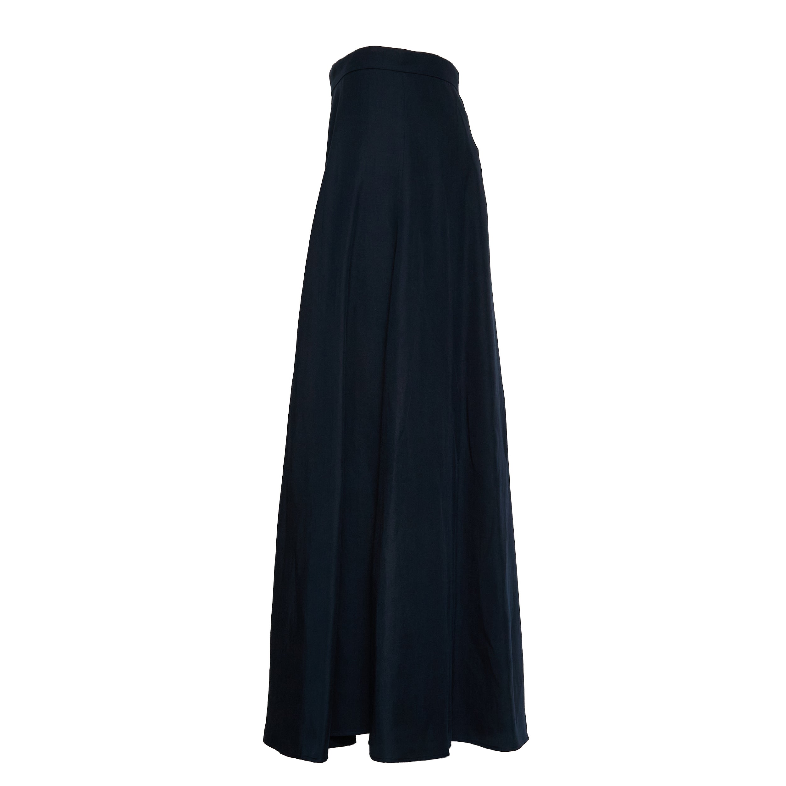 Viscose Linen Long Skirt