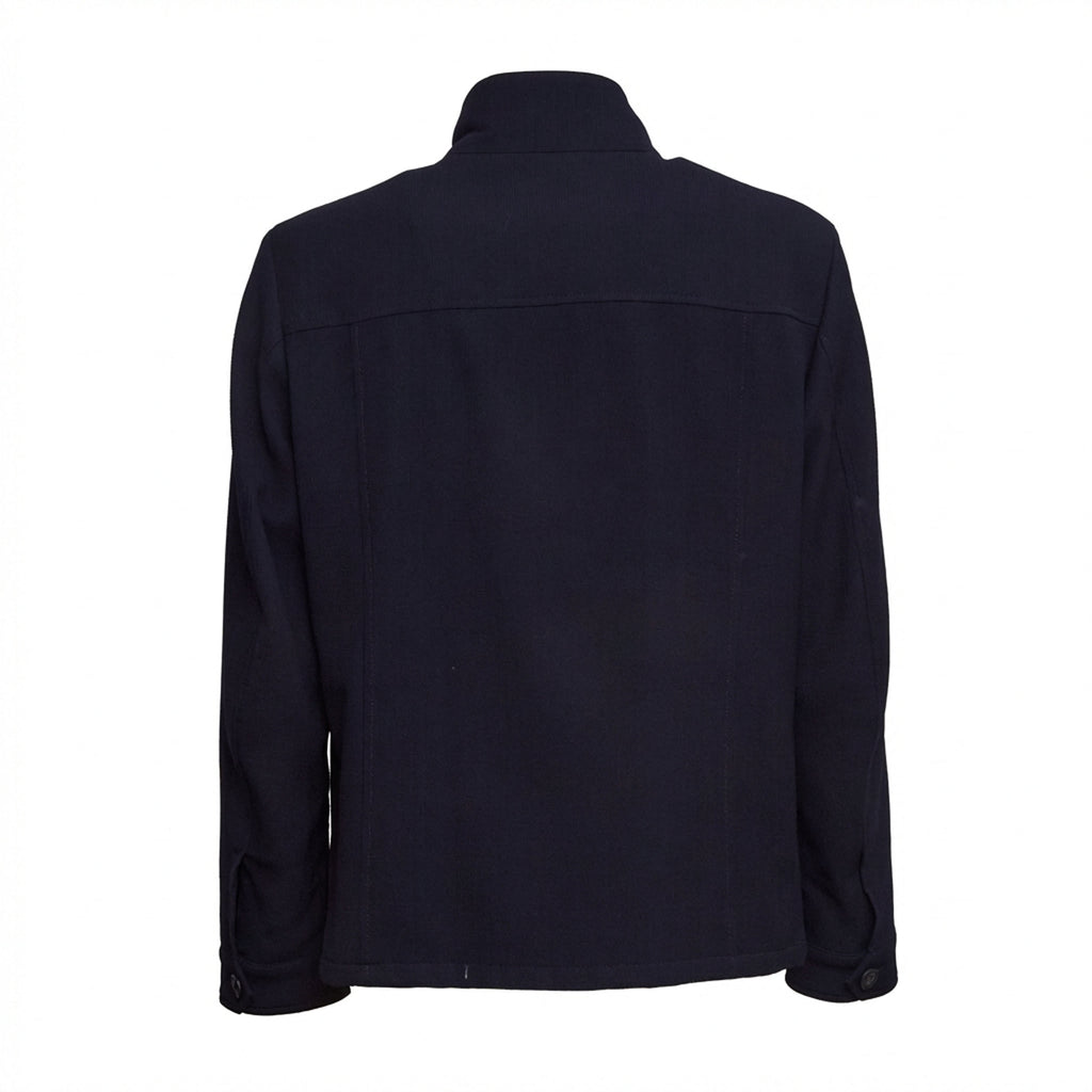 Field Jacket Corta Travel in Lana e Cotone Stretch