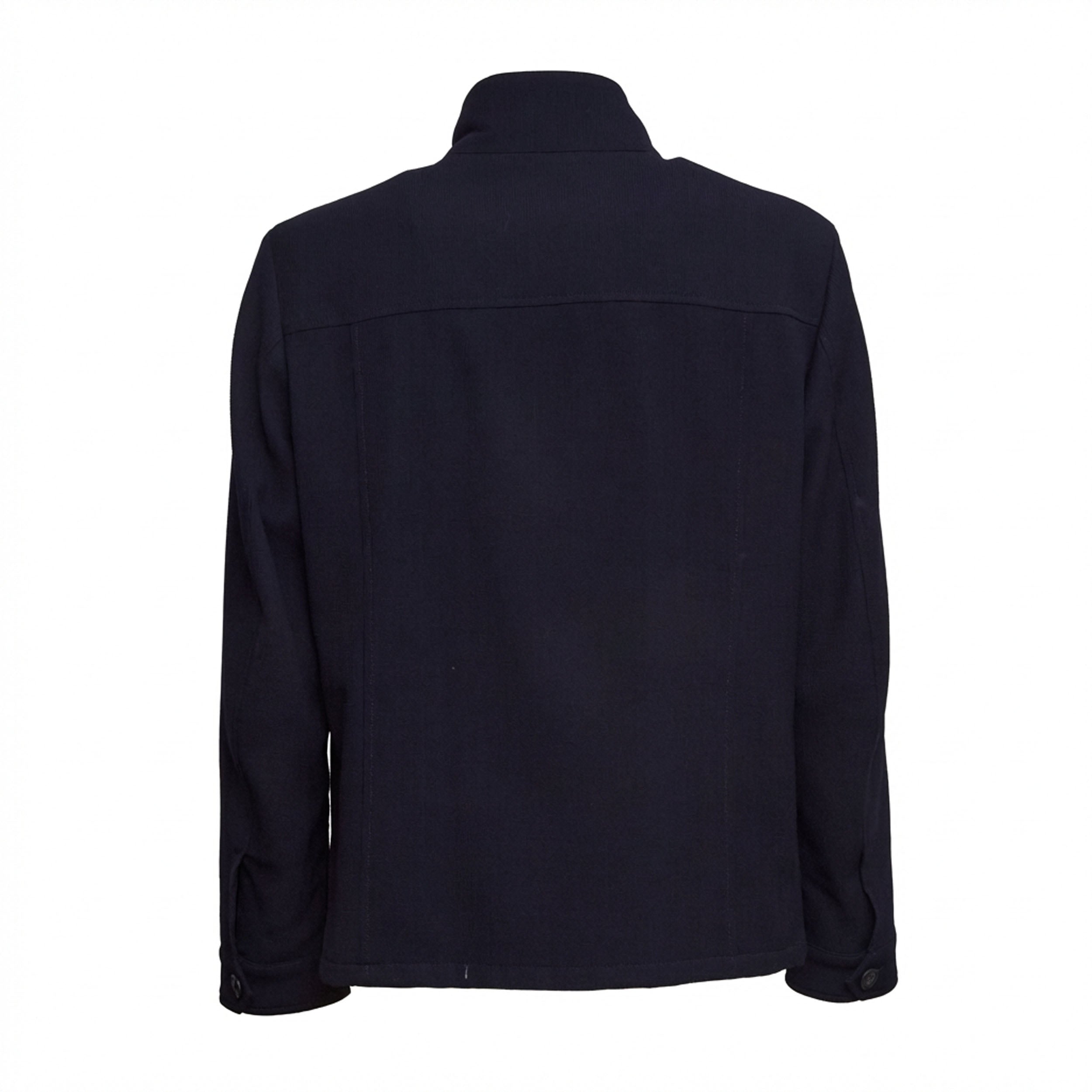 Field Jacket Corta Travel in Lana e Cotone Stretch