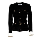 Black Chenille Knit Top