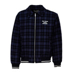 Check Flannel Jacket With Slogan