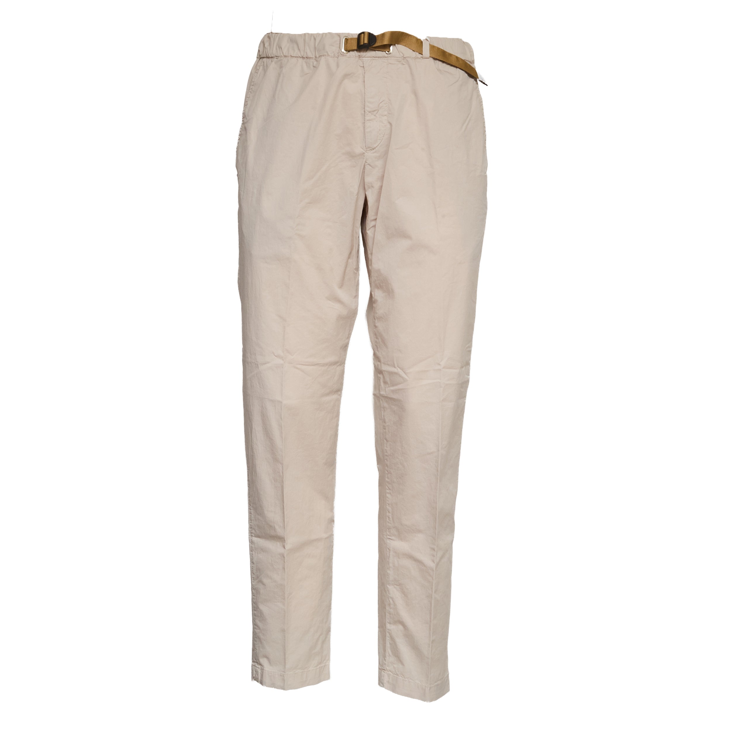 Pantaloni Lunghi In Tela Panaché Con Coulisse