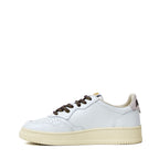 Sneakers Medalist Low In Pelle, Swool Bianco, Chocolate Chip