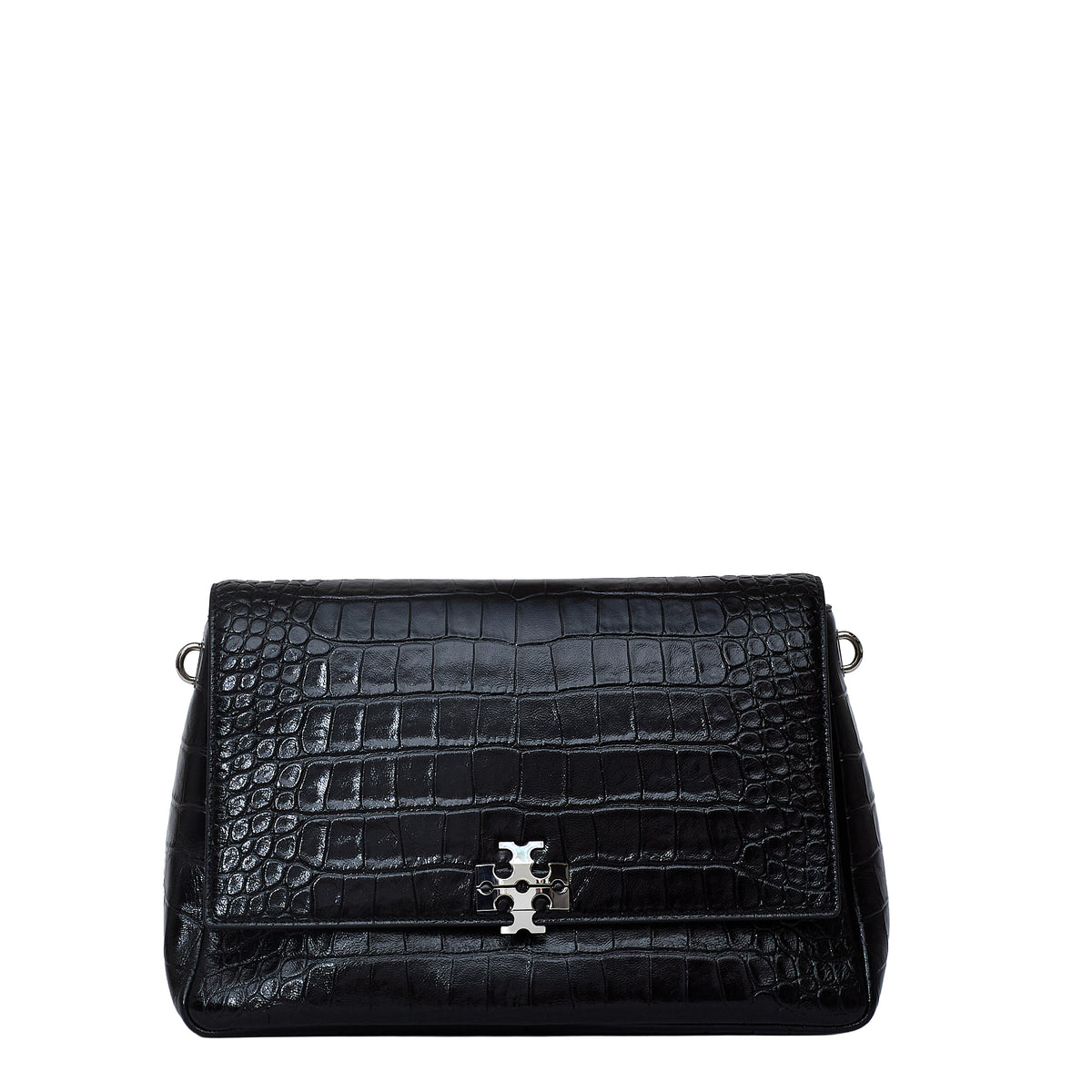 Charlie Embossed Croc Shoulder Bag
