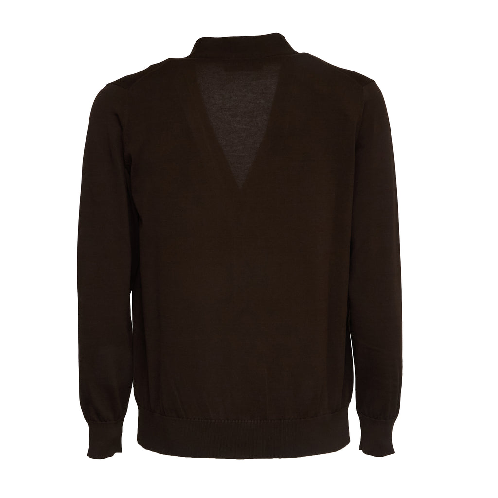 Cardigan In Crêpe Di Cotone