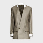 Collarless Jacket