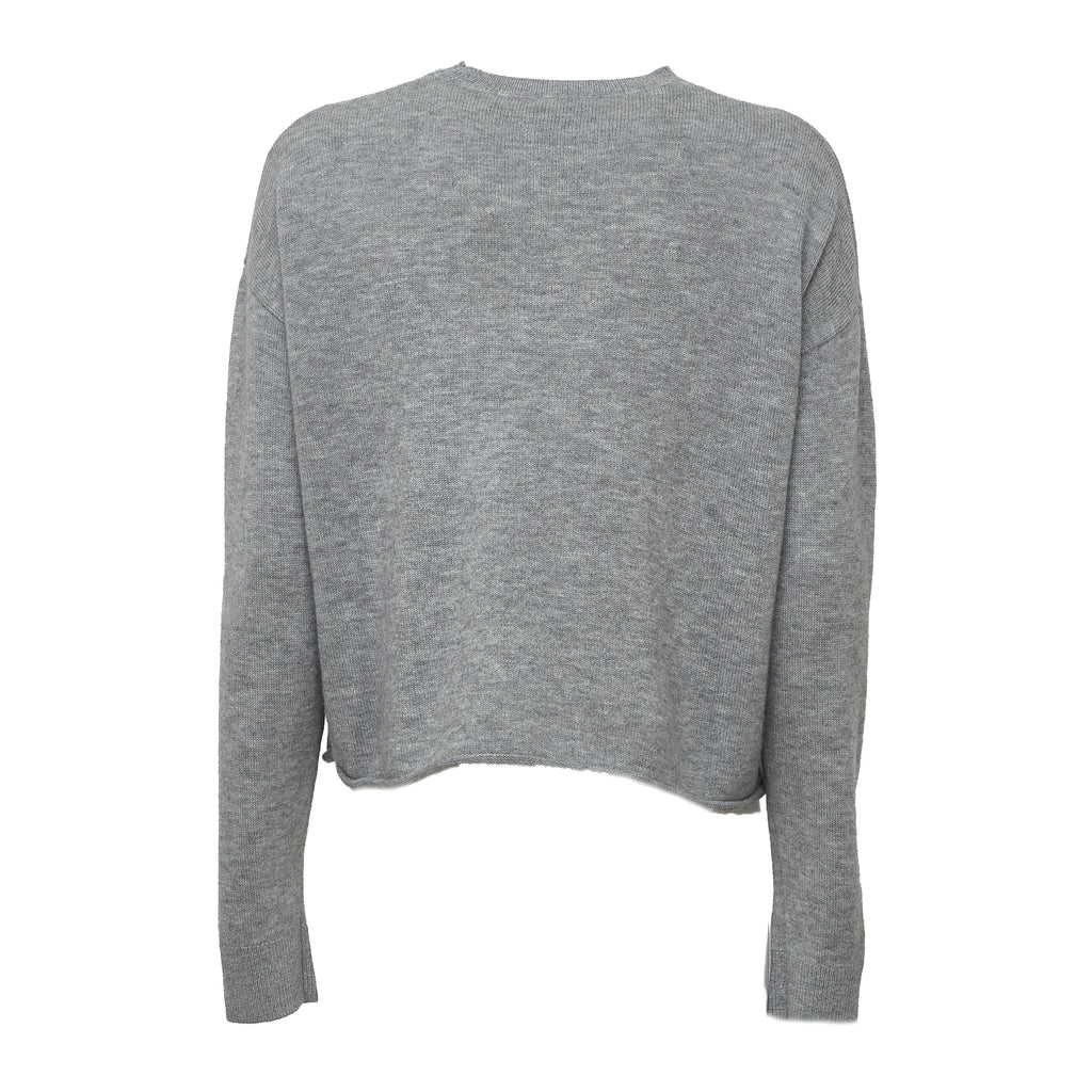Maglia Girocollo In Lana