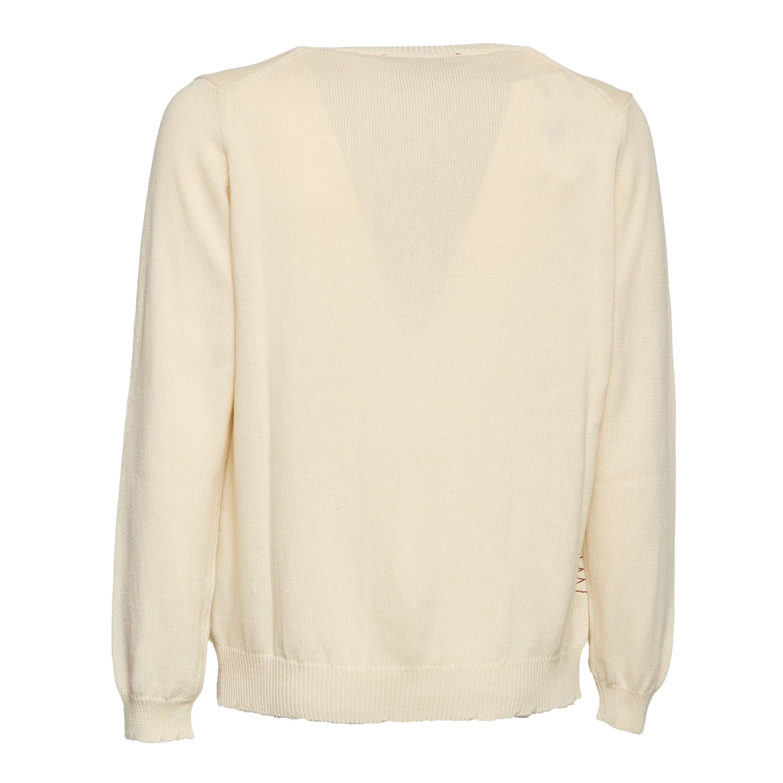 Maglia Girocollo In Cotone