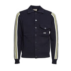 Giacca Lavorata A Maglia Stile Tennis Con Zip