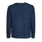 Cotton Crepe Double Crewneck Sweater