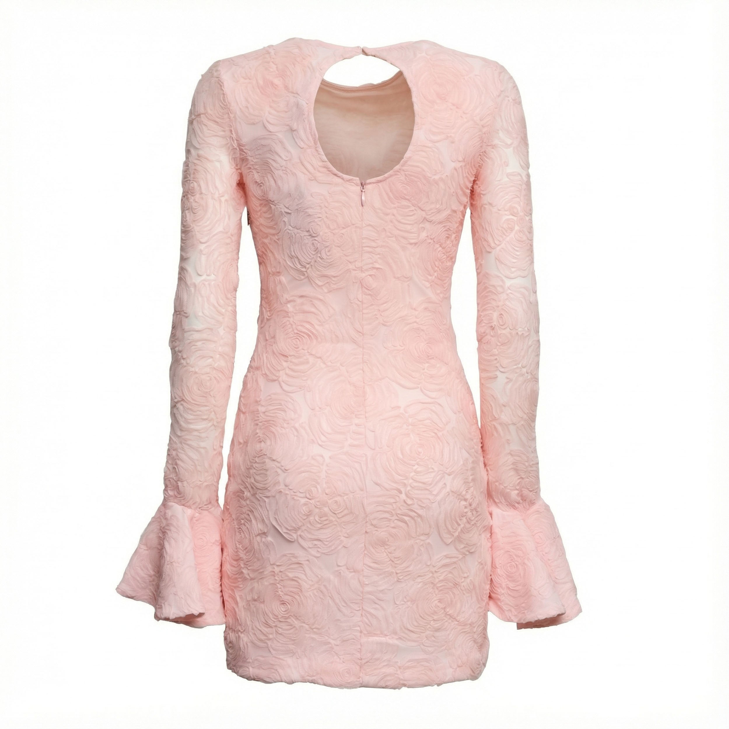 Rosana Mesh Frill Mini Dress