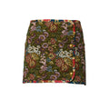 Jacquard Arabesque Cream Matelasse Mini Skirt