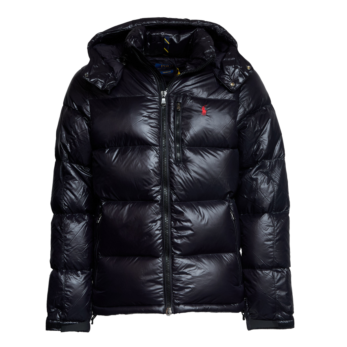 Glossy Insulated Bomber Jacket
