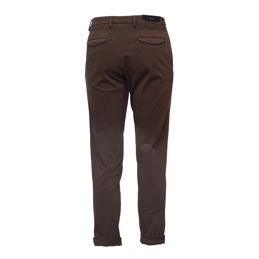 Pantaloni In Raso Cotone