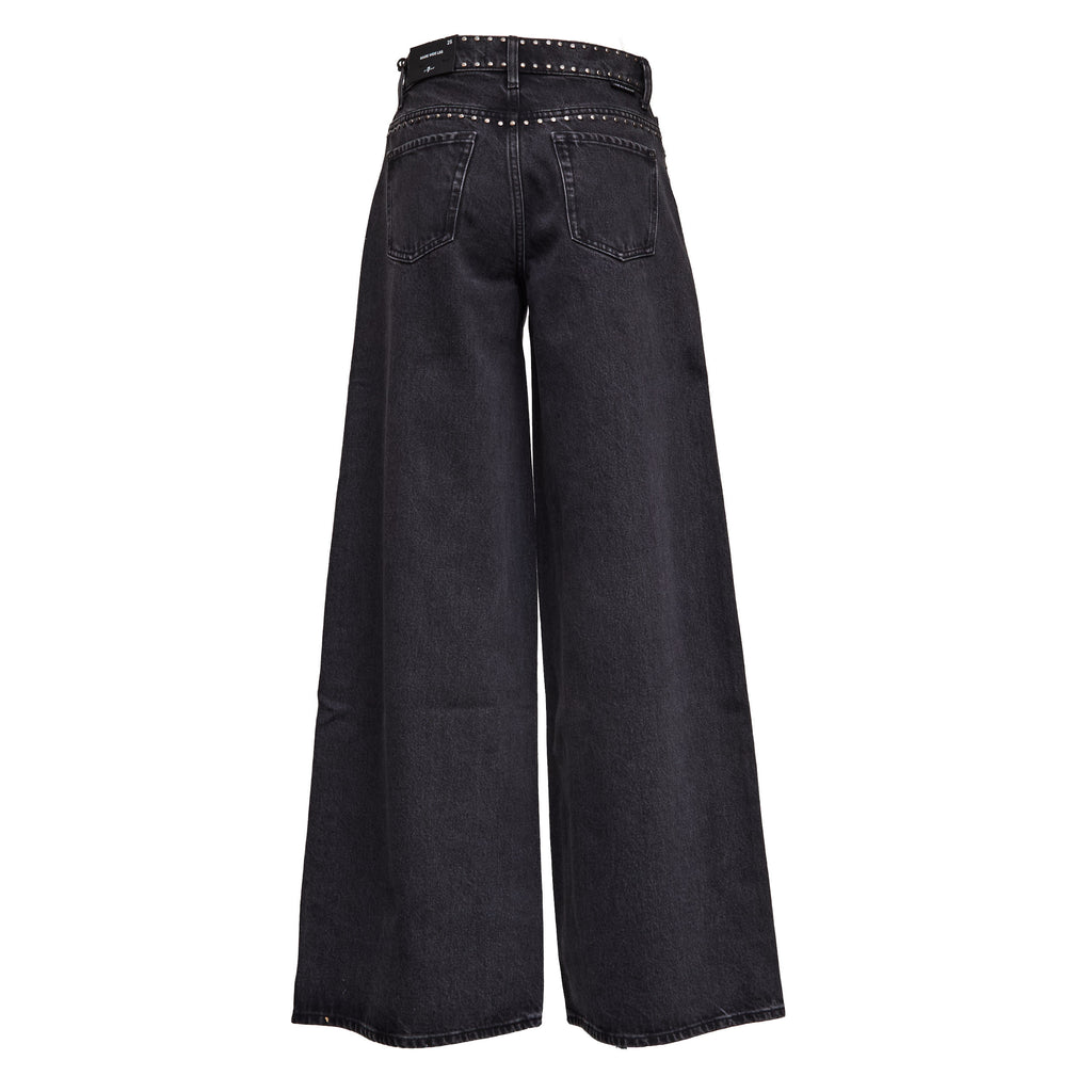 Jeans Marie Wide Leg Nightscape With Studs