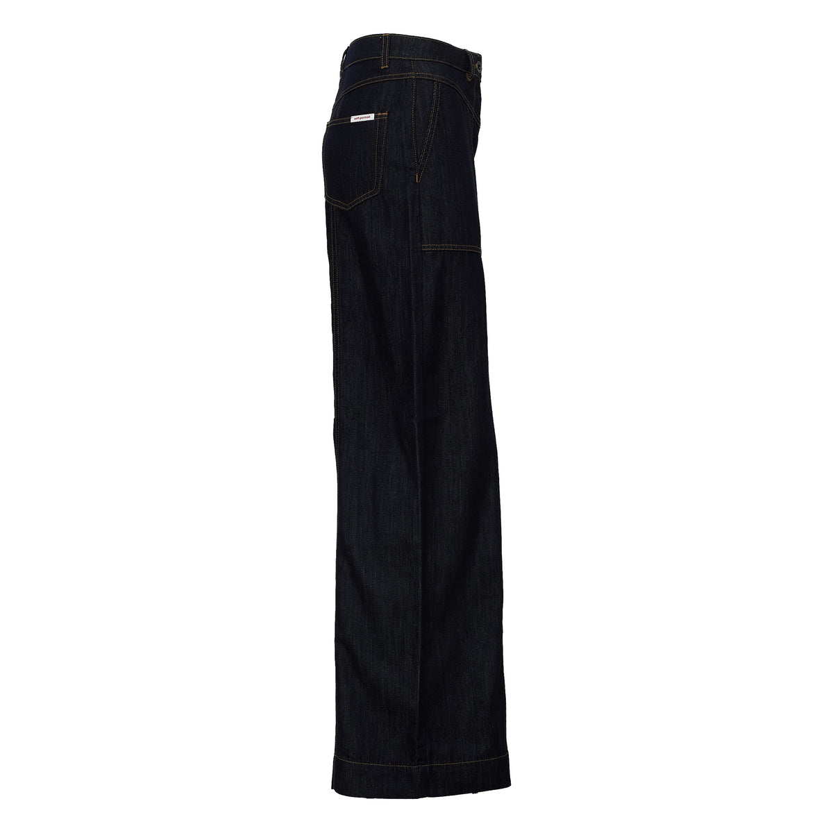 Indigo Denim Straight Leg Jeans