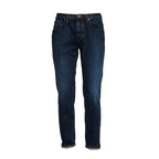 Jeans Brighton In Denim Fisso Cross Blu