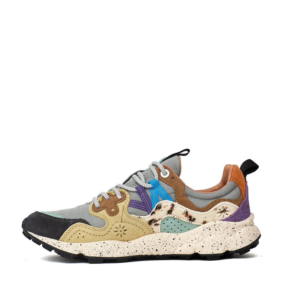 Sneakers Yamano 3 Uni Suede, Pony Hair, Nylon