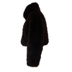 Salia Faux Fur Cropped Jacket Molé
