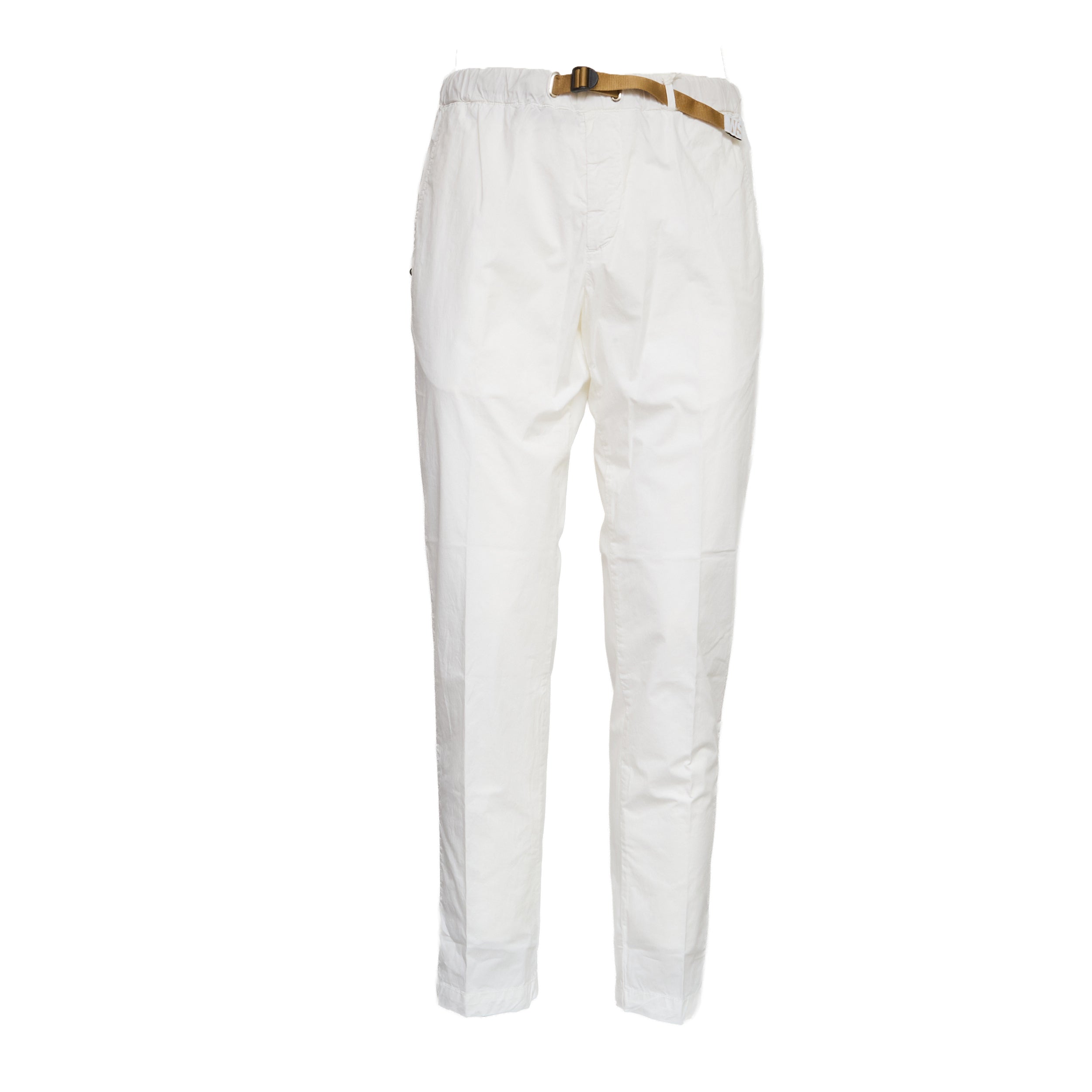 Pantaloni Lunghi In Tela Panaché Con Coulisse