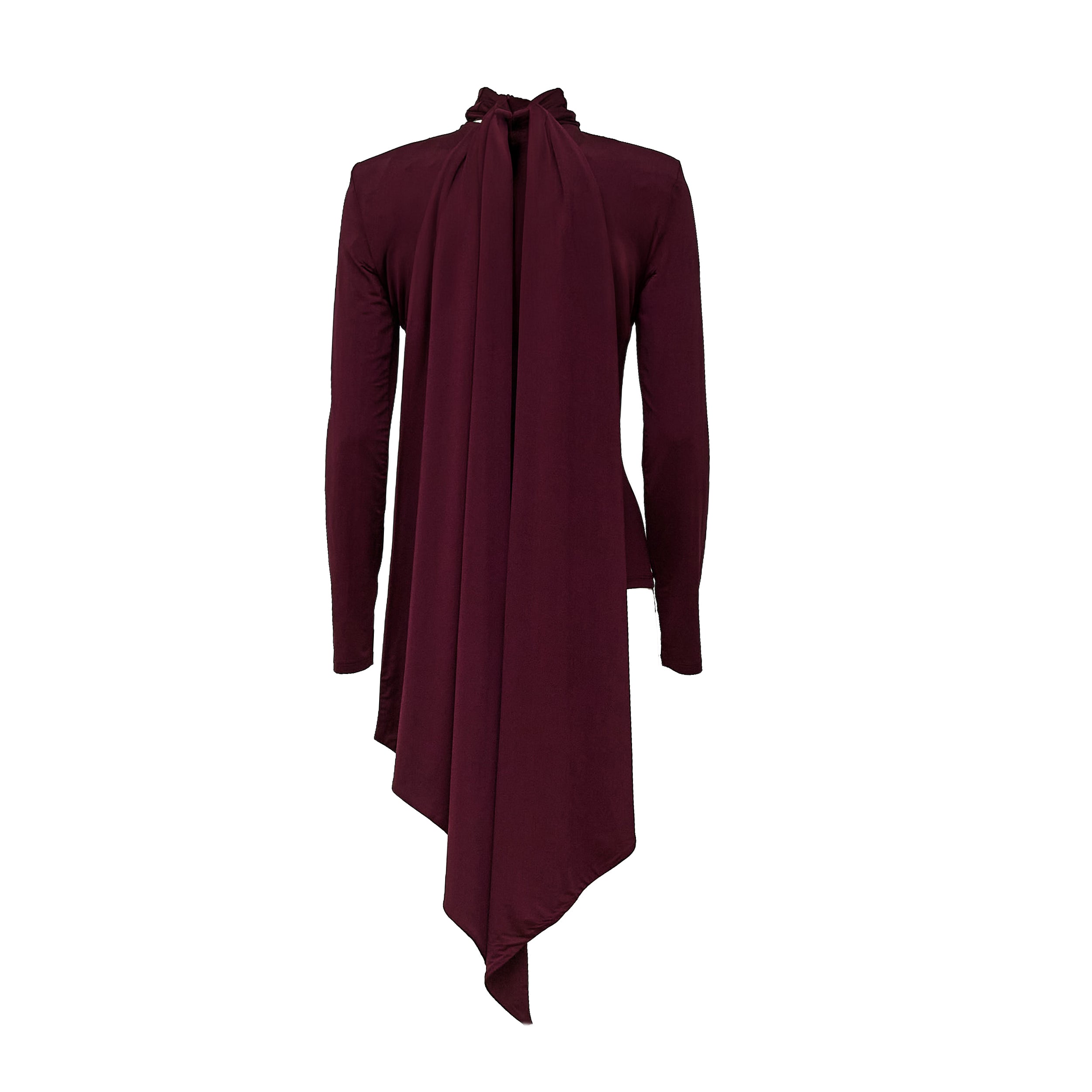 Morena Long-Sleeved Scarf Top