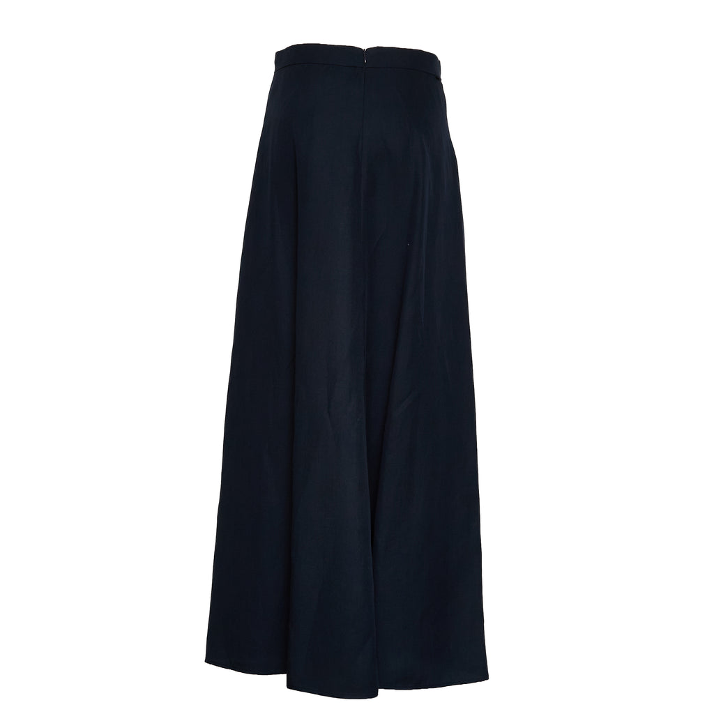 Viscose Linen Long Skirt