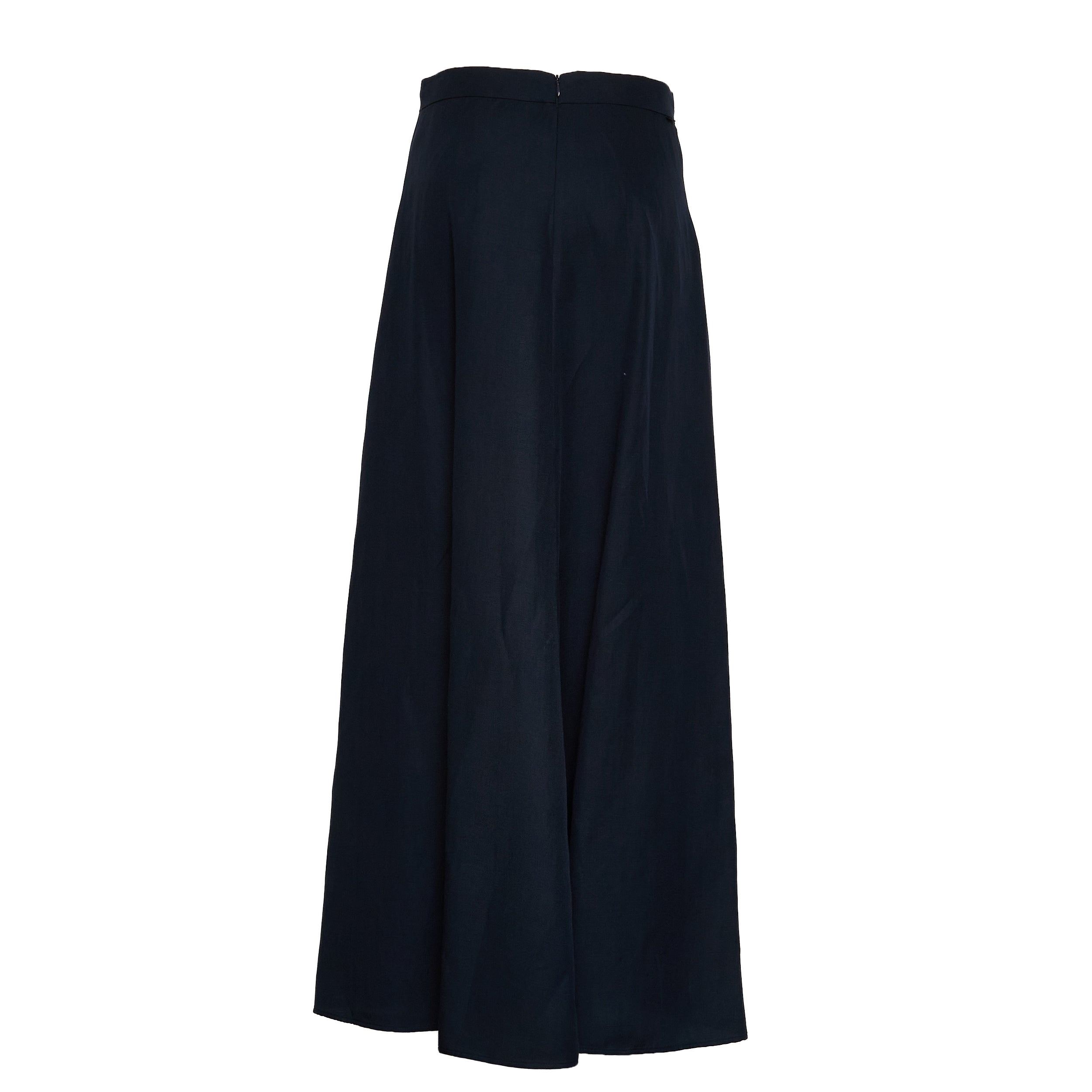 Viscose Linen Long Skirt