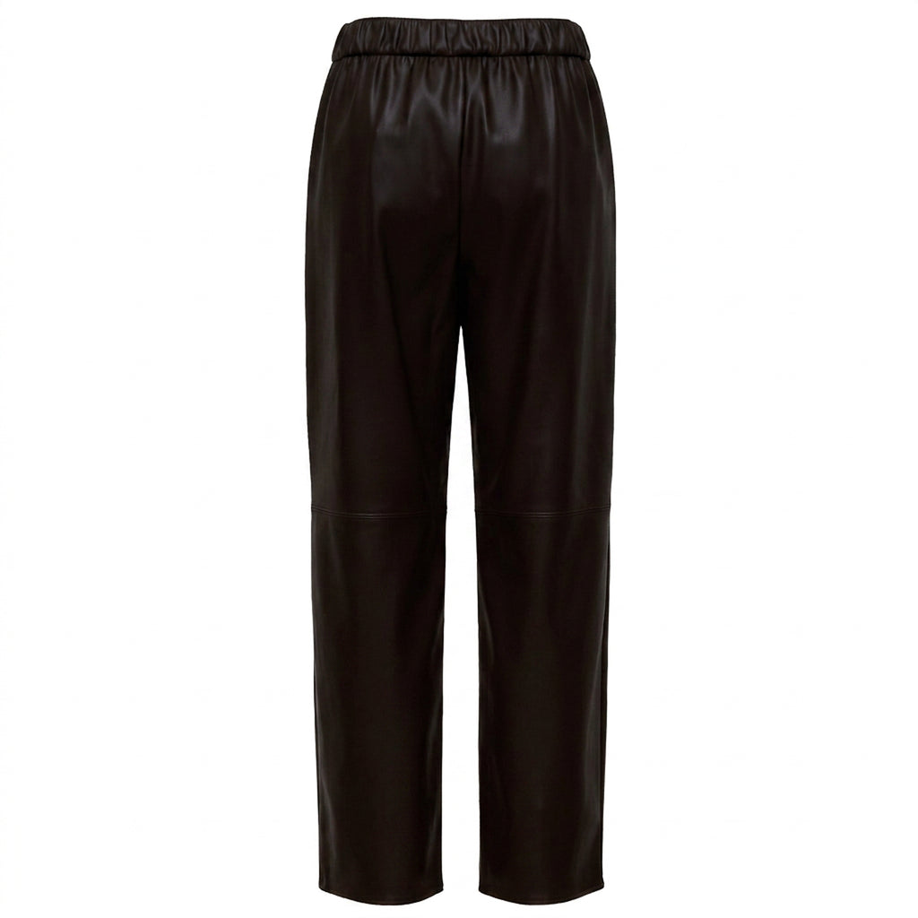 Pantaloni Amati In Jersey Effetto Pelle