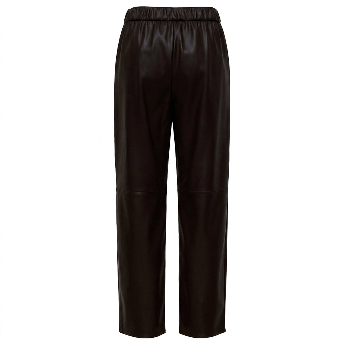 Pantaloni Amati In Jersey Effetto Pelle