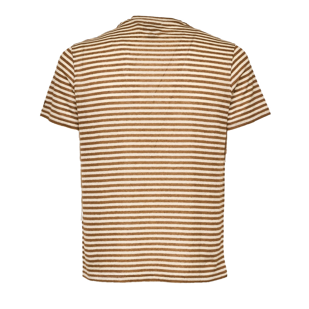 T-Shirt Dover Stripes Cotone, Lino