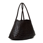 Santa Croce Big Tapered Leather Straps Shoulder Lenght Straps